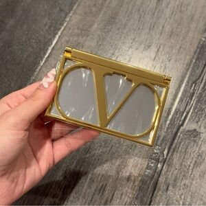 Gold Valentino Luxurious Compact Mirror